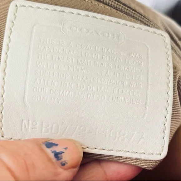 Coach Pastel Patchwork Bag